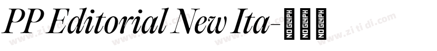 PP Editorial New Ita字体转换